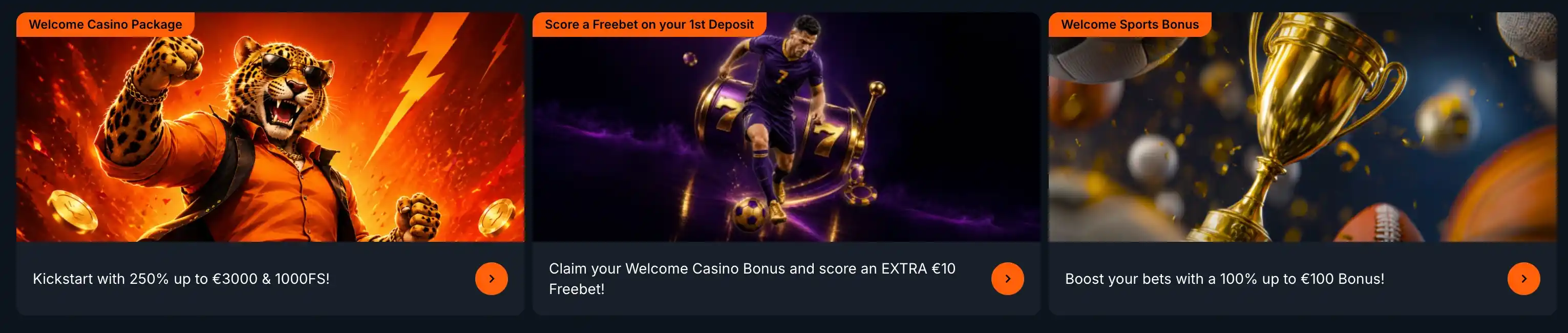 Luck Leopard welcome bonus offer